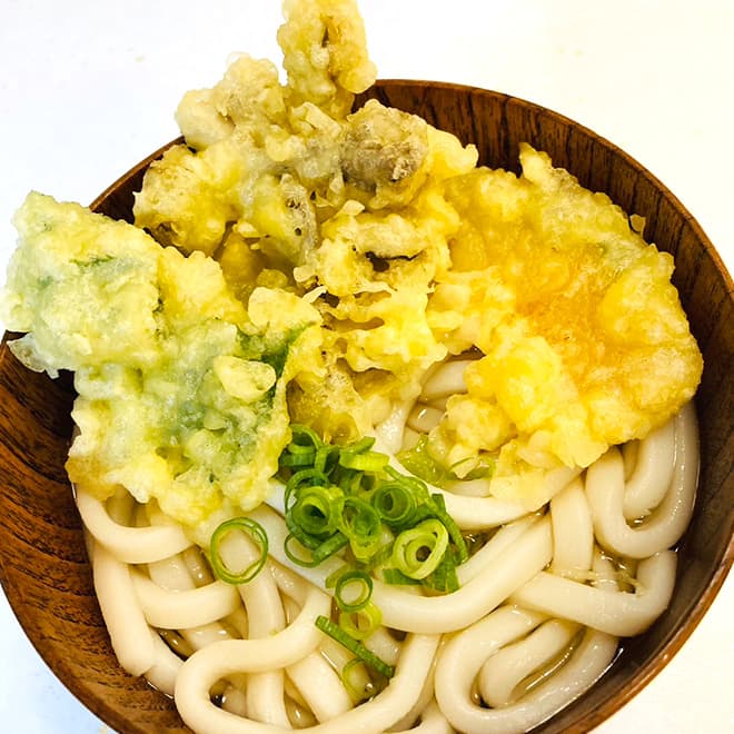 野菜天うどん