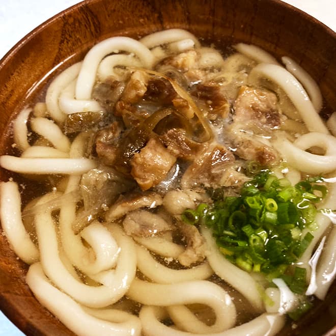 牛すじ牛蒡うどん